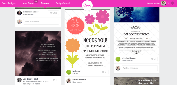 Streaming Canva